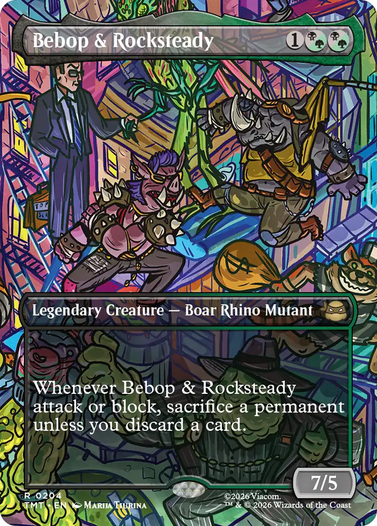 Bebop & Rocksteady (Borderless) [Teenage Mutant Ninja Turtles] | Good Games Morley