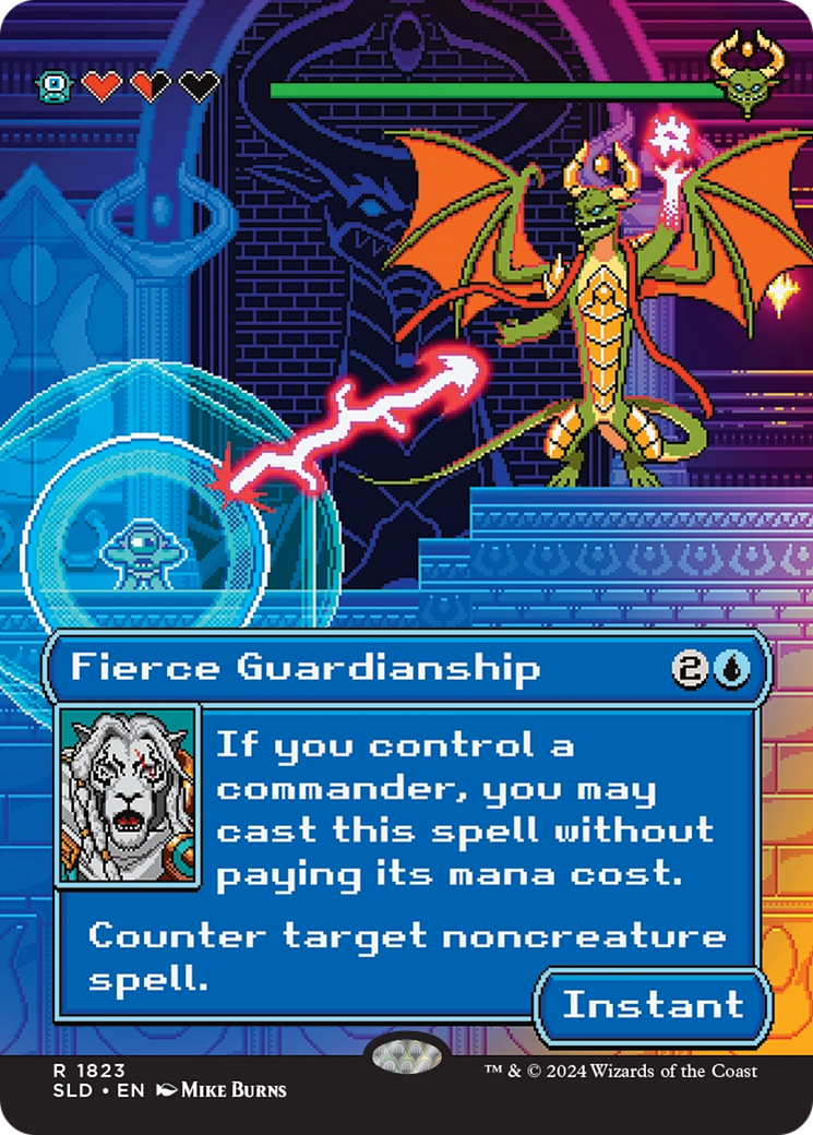 Fierce Guardianship (Rainbow Foil) [Secret Lair Drop Series] | Good Games Morley