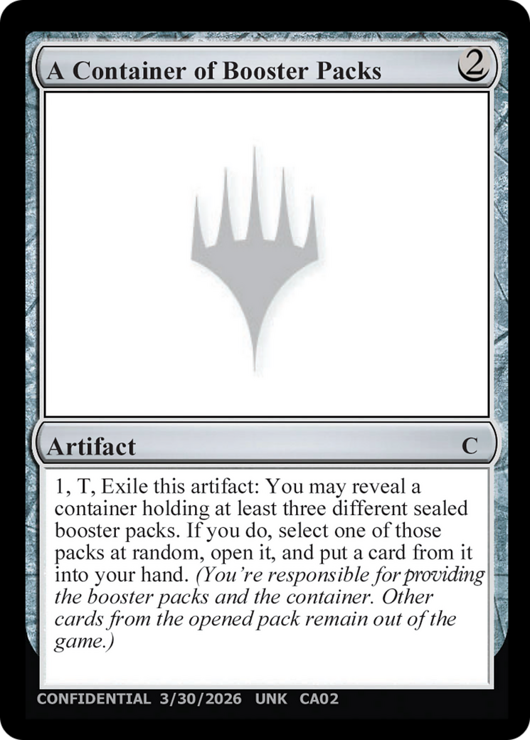 A Container of Booster Packs [Unknown Event] | Good Games Morley