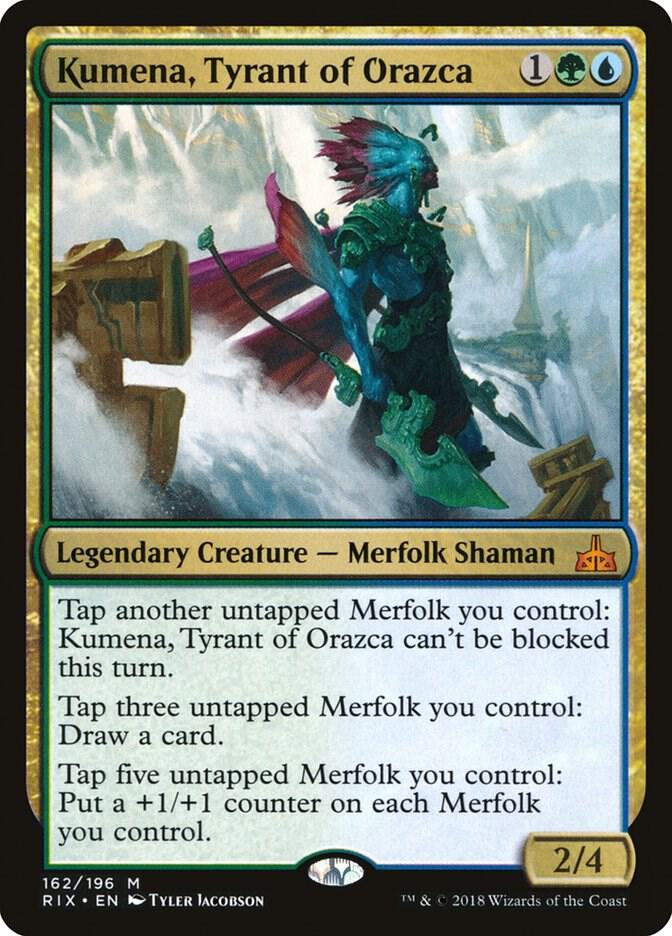 Kumena Tyrant of Orazca 162 (Rivals of Ixalan)  - Foil | Good Games Morley