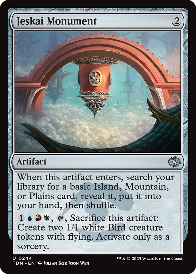 Jeskai Monument [Tarkir: Dragonstorm] | Good Games Morley