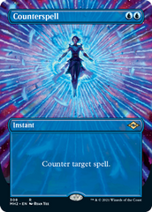 Counterspell (Borderless Alternate Art) [Modern Horizons 2] | Good Games Morley