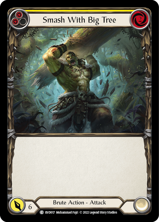 Smash With Big Tree (Yellow) [RVD017] (Classic Battles: Rhinar vs Dorinthea) | Good Games Morley