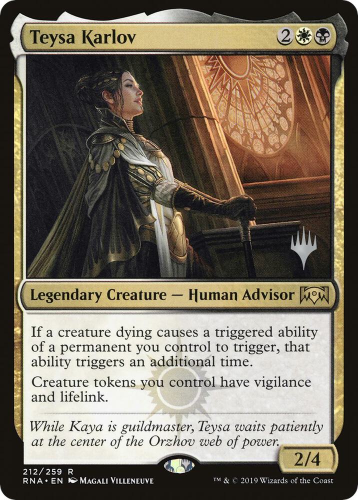 Teysa Karlov 212p/81 (Promo Pack: Throne of Eldraine)  | Good Games Morley