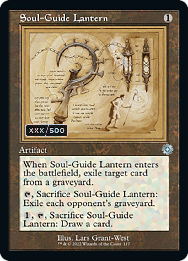 Soul-Guide Lantern (Retro Schematic) (Serialized) [The Brothers' War Retro Artifacts] | Good Games Morley