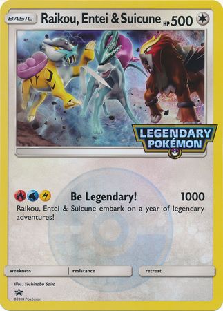 Raikou, Entei & Suicune (Jumbo Card) [Miscellaneous Cards] | Good Games Morley