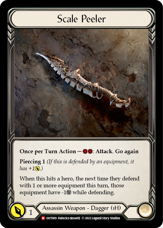 Scale Peeler [OUT009] (Outsiders)  Rainbow Foil | Good Games Morley