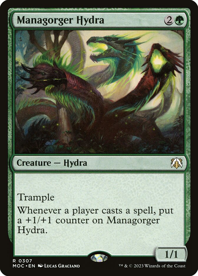 Managorger Hydra 307/444 (Commander: March of the Machine)  | Good Games Morley