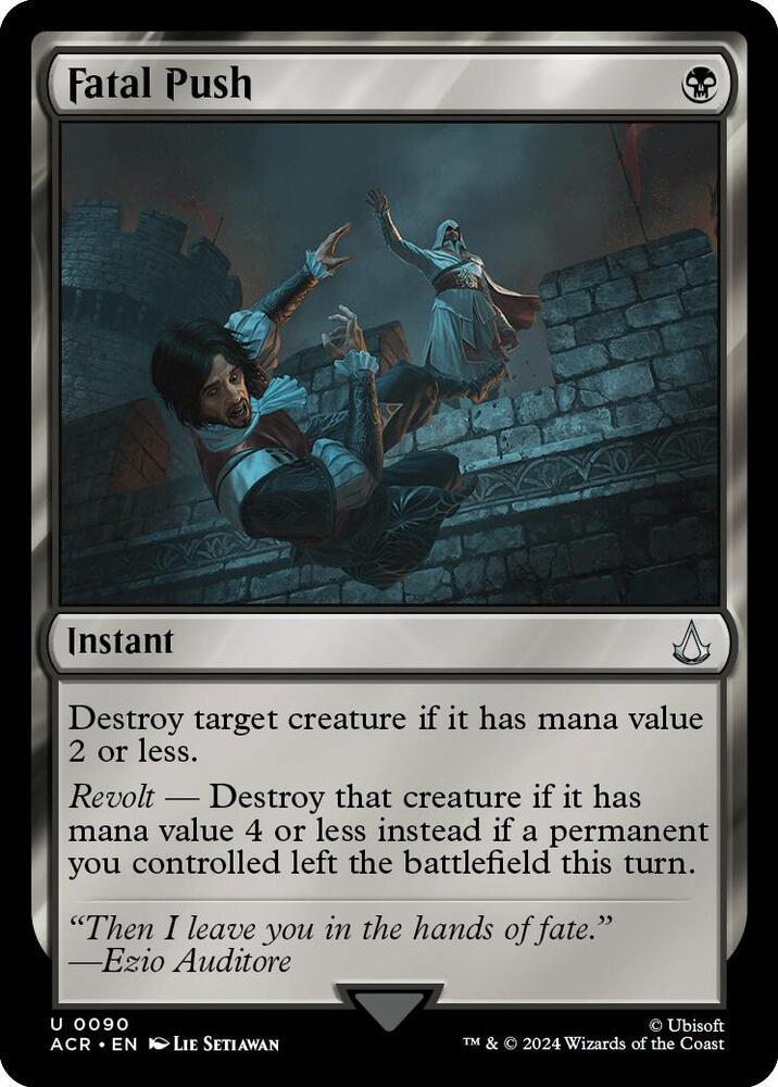 Fatal Push 90/110 (Universes Beyond: Assassin's Creed)  - Foil | Good Games Morley