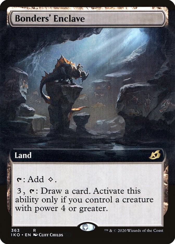 Bonder's Enclave 363/274 (Ikoria: Lair of Behemoths)  - Extended Art | Good Games Morley