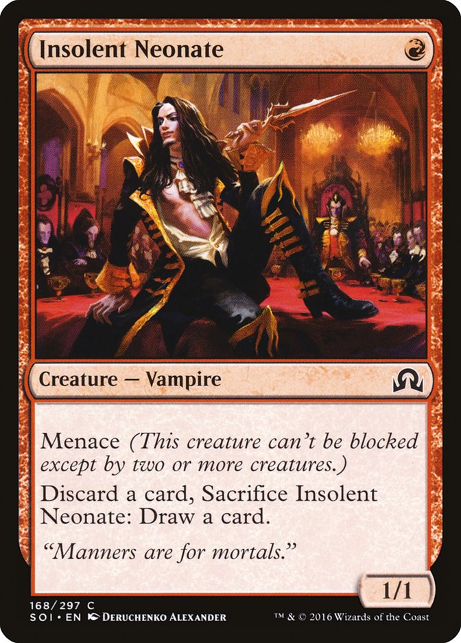 Insolent Neonate 168/297 (Shadows over Innistrad)  | Good Games Morley