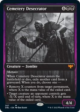 Cemetery Desecrator 367/534 (Innistrad: Double Feature)  | Good Games Morley