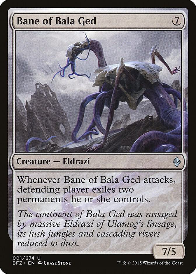 Bane of Bala Ged 1 (Battle for Zendikar)  - Foil | Good Games Morley