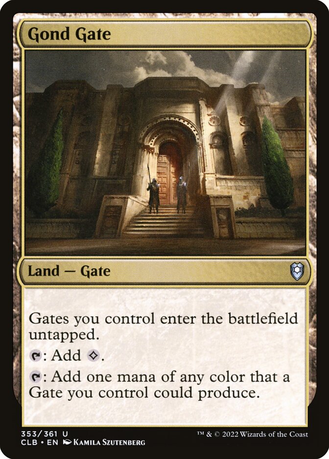 Gond Gate 353 (Commander Legends: Battle for Baldur's Gate)  - Foil | Good Games Morley
