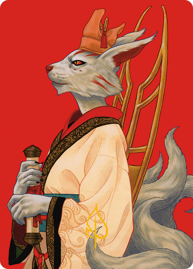 Pearl-Ear, Imperial Advisor Art Card (Gold-Stamped Signature) [Modern Horizons 3 Art Series] | Good Games Morley