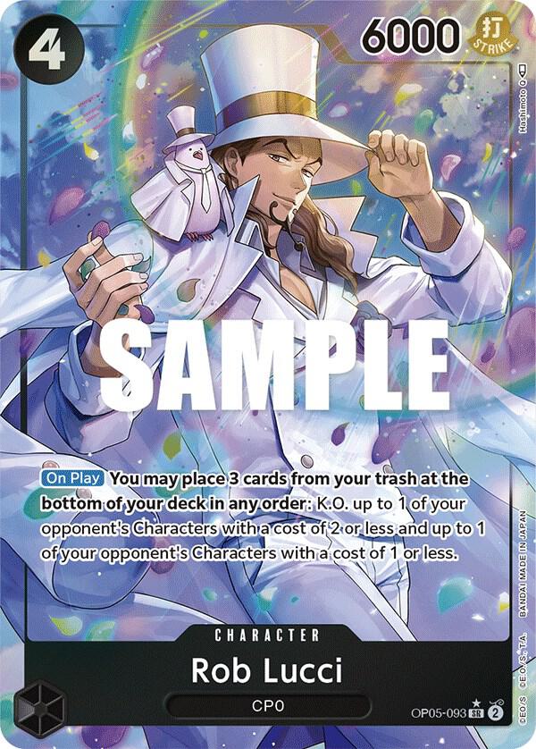 Rob Lucci OP05-093 (Awakening of the New Era)  - Alternate Art Foil | Good Games Morley