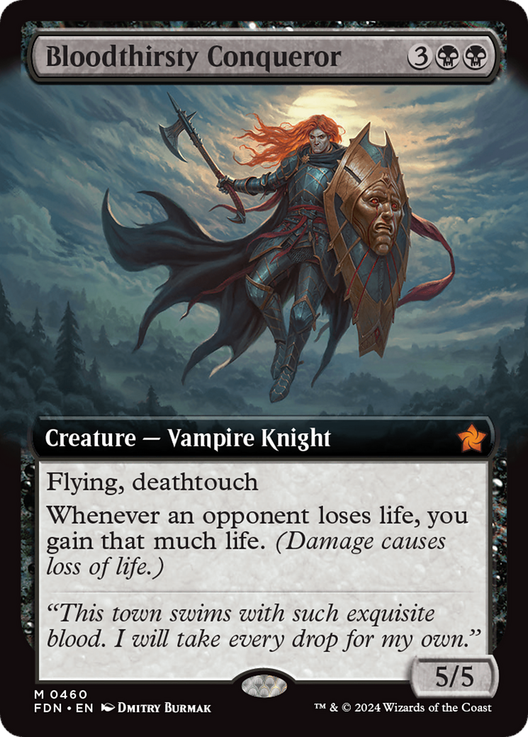 Bloodthirsty Conqueror (Extended Art) [Foundations] | Good Games Morley