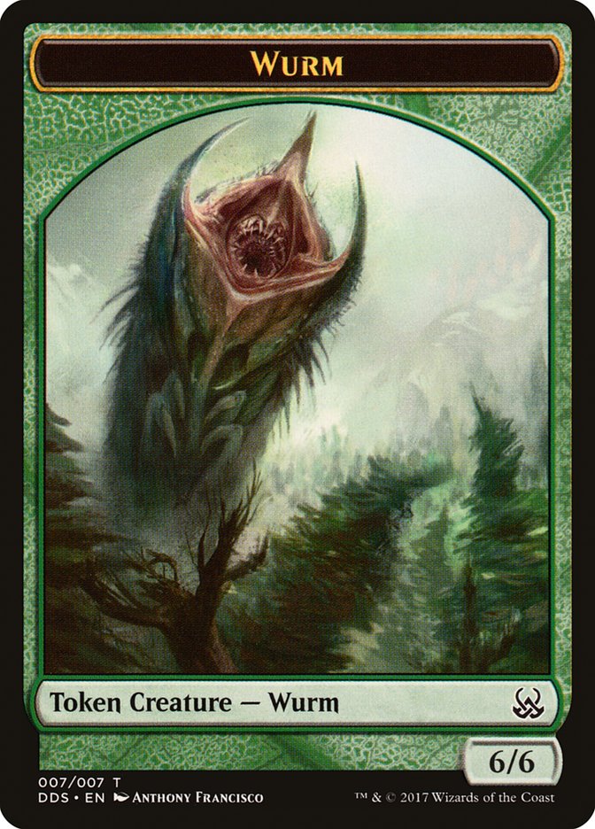 Wurm Token [Duel Decks: Mind vs. Might Tokens] | Good Games Morley