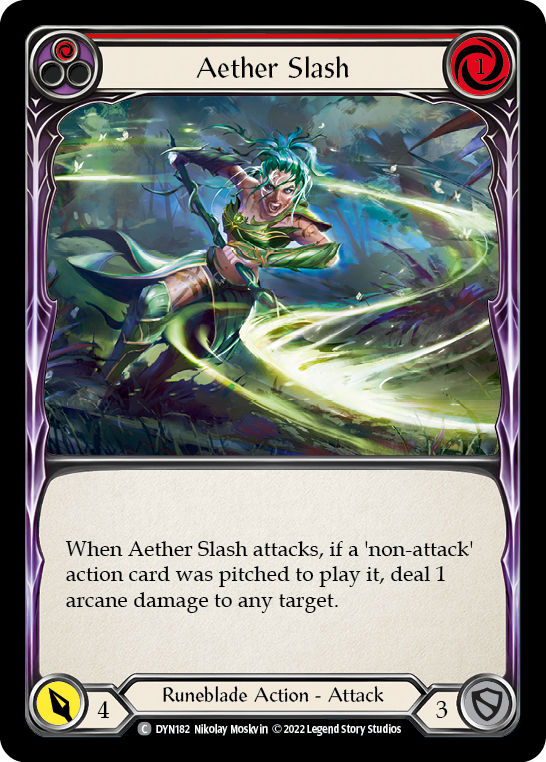 Aether Slash (Red) [DYN182] (Dynasty) | Good Games Morley