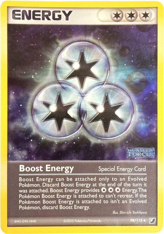 Boost Energy (98/115) (Stamped) [EX: Unseen Forces] | Good Games Morley