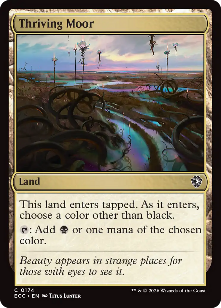 Thriving Moor [Lorwyn Eclipsed Commander] | Good Games Morley