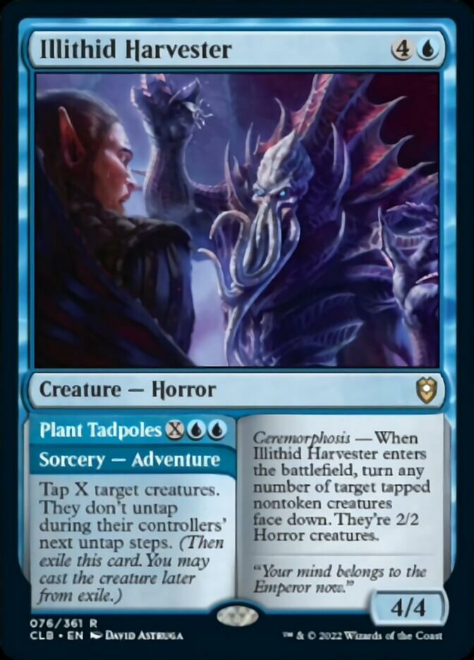 Illithid Harvester // Plant Tadpoles [Commander Legends: Battle for Baldur's Gate] | Good Games Morley