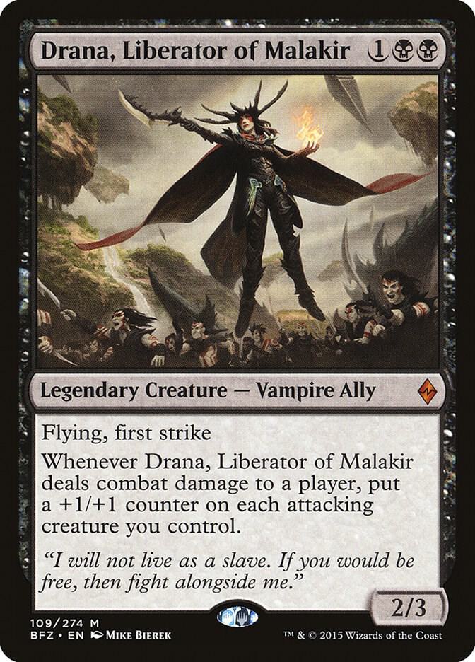 Drana, Liberator of Malakir 109/274 (Battle for Zendikar)  | Good Games Morley