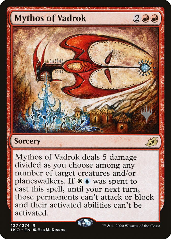 Mythos of Vadrok (Promo Pack) [Ikoria: Lair of Behemoths Promos] | Good Games Morley