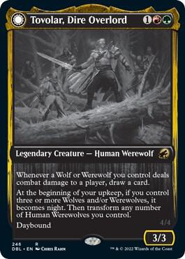 Tovolar Dire Overlord 246/534 (Innistrad: Double Feature)  - Foil | Good Games Morley