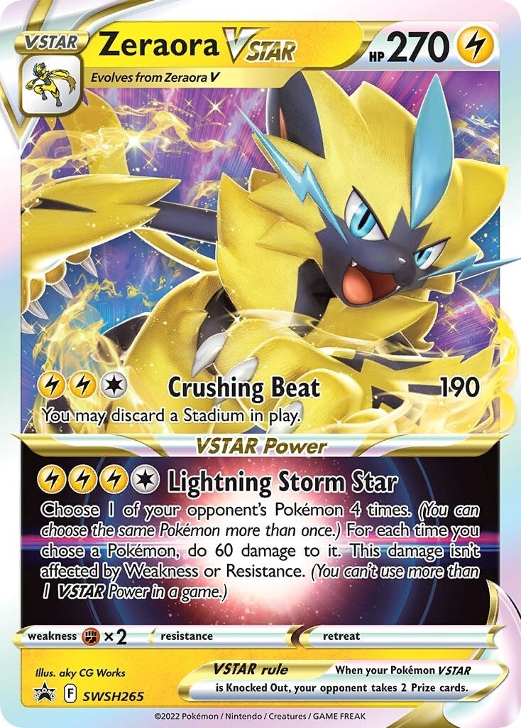 Zeraora VSTAR (SWSH265) [Sword & Shield: Black Star Promos] | Good Games Morley