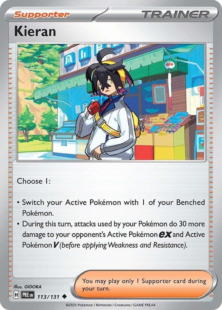Kieran (113/131) [Scarlet & Violet: Prismatic Evolutions] | Good Games Morley