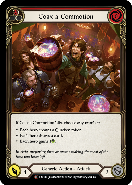 Coax a Commotion [U-CRU180] (Crucible of War Unlimited)  Unlimited Normal | Good Games Morley