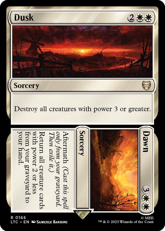 Dusk // Dawn 166 (Commander: The Lord of the Rings: Tales of Middle-earth)  | Good Games Morley