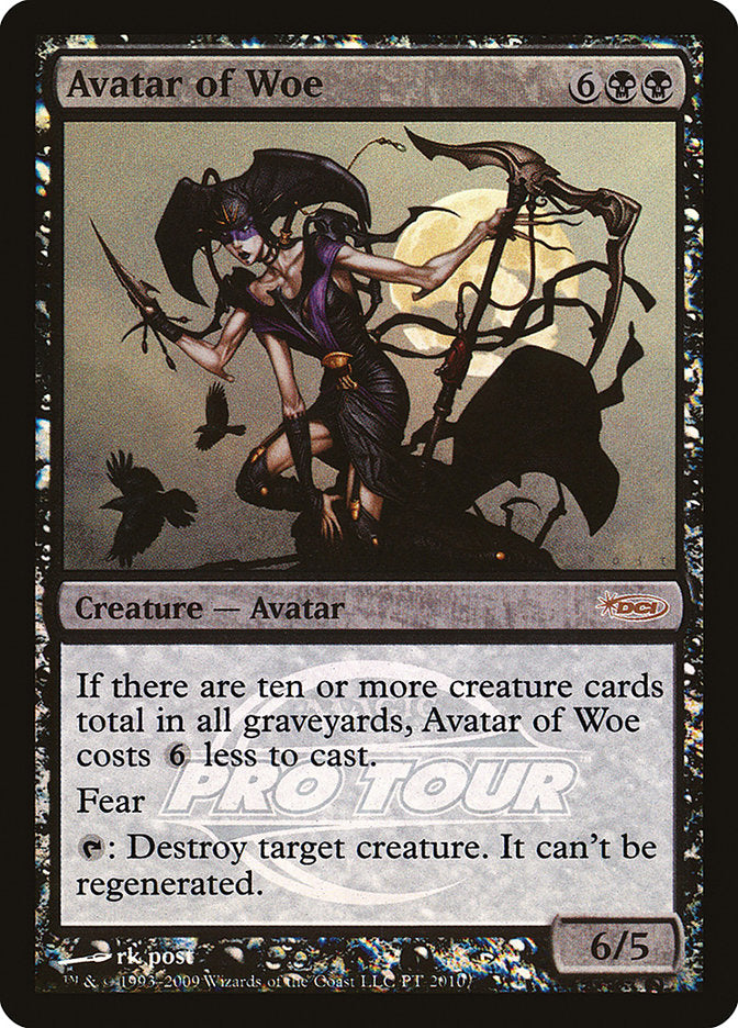 Avatar of Woe (Pro Tour) [Pro Tour Promos] | Good Games Morley