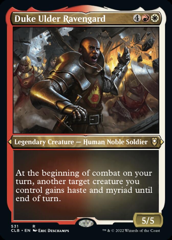 Duke Ulder Ravengard (Foil Etched) [Commander Legends: Battle for Baldur's Gate] | Good Games Morley