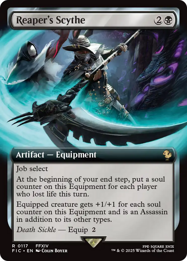 Reaper's Scythe (Extended Art) [FINAL FANTASY Commander] | Good Games Morley