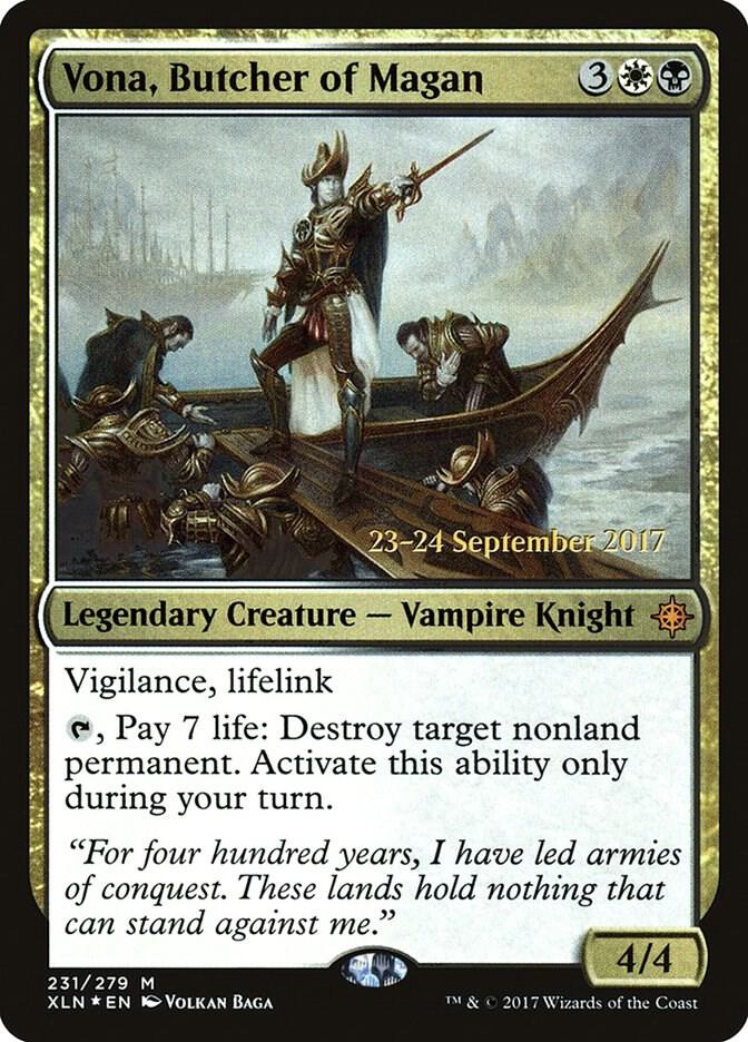 Vona Butcher of Magan 231s/120 (Prerelease Cards)  - Foil | Good Games Morley