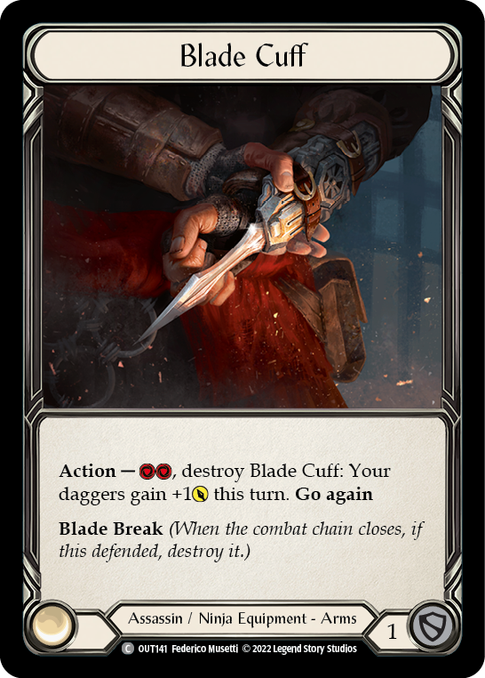 Blade Cuff [OUT141] (Outsiders)  Cold Foil | Good Games Morley