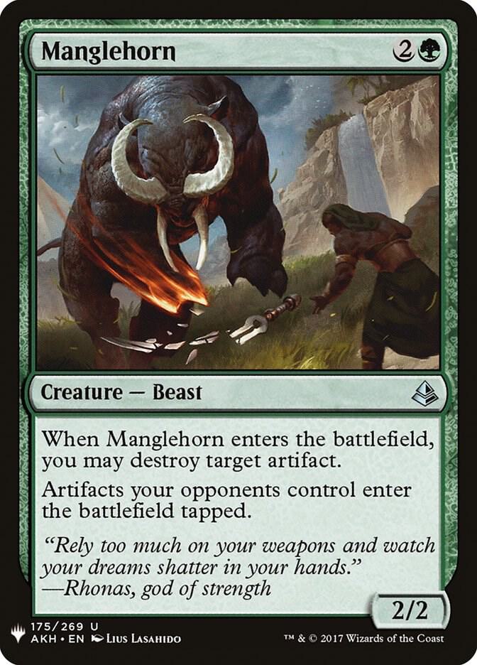 Manglehorn AKH-175/5075 (The List Reprints)  | Good Games Morley