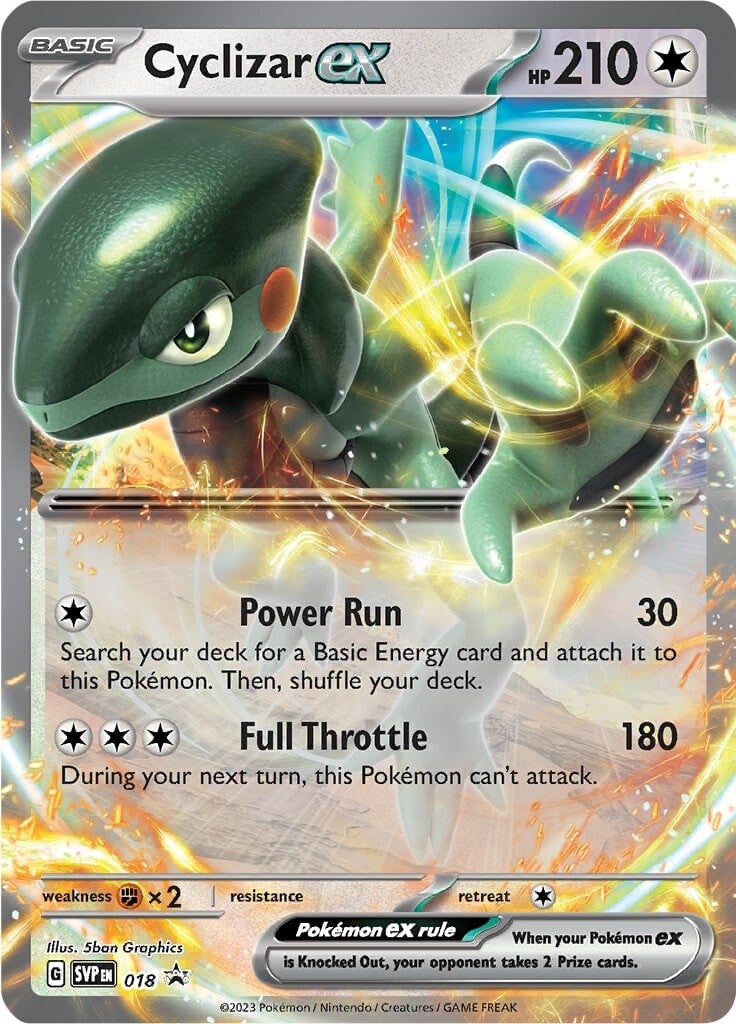 Cyclizar ex (018) (Jumbo Card) [Scarlet & Violet: Black Star Promos] | Good Games Morley