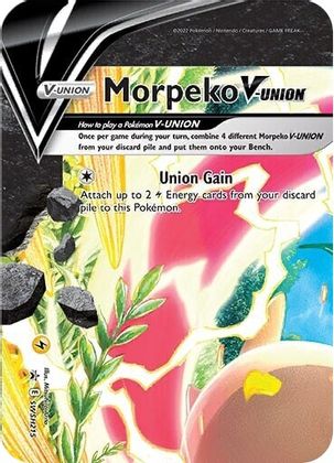 Morpeko V-UNION (SWSH215) [Sword & Shield: Black Star Promos] | Good Games Morley