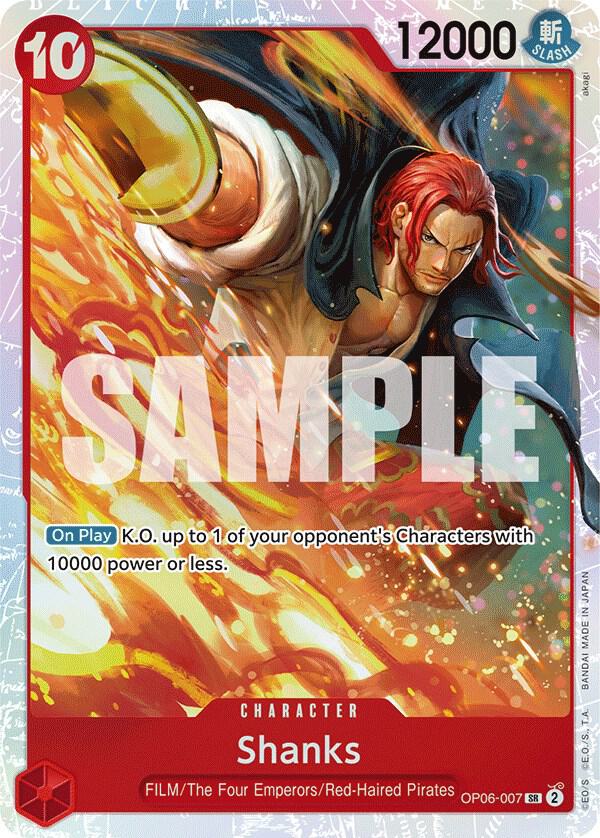 Shanks OP06-007 (Wings of the Captain)  - Foil | Good Games Morley