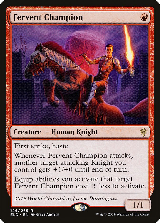 Fervent Champion 124 (Throne of Eldraine)  | Good Games Morley