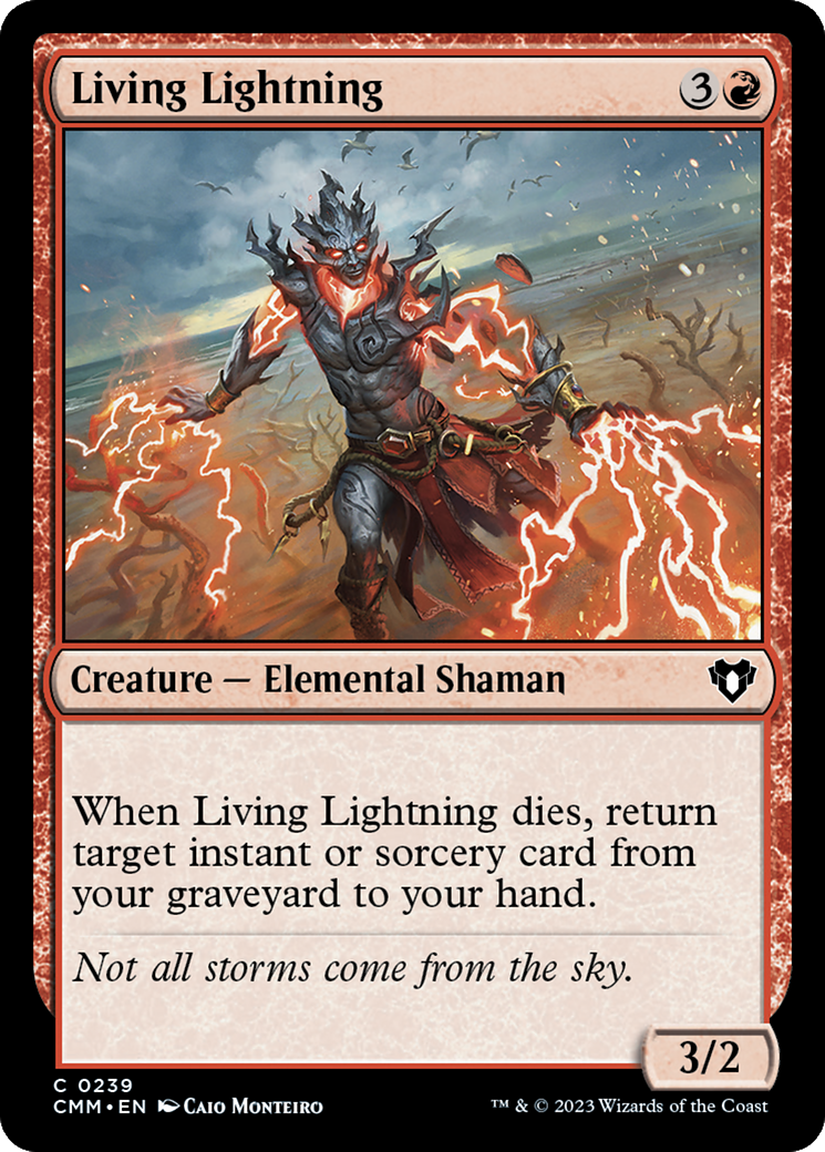 Living Lightning [Commander Masters] | Good Games Morley