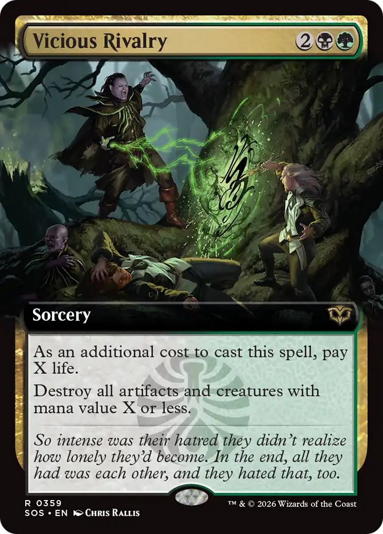 Vicious Rivalry (Extended Art) [Secrets of Strixhaven] | Good Games Morley