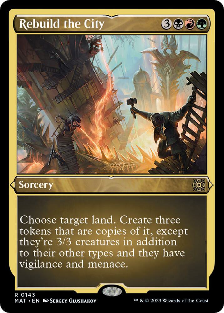 Rebuild the City 143/50 (March of the Machine: The Aftermath)  - Etched Foil | Good Games Morley