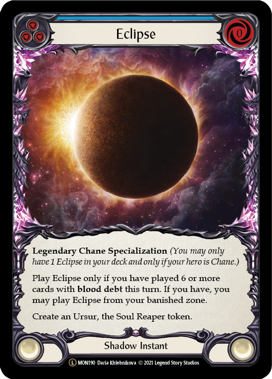 Eclipse [U-MON190-RF] (Monarch Unlimited)  Unlimited Rainbow Foil | Good Games Morley