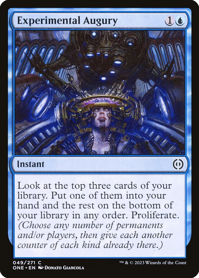 Experimental Augury 49 (Phyrexia: All Will Be One)  | Good Games Morley