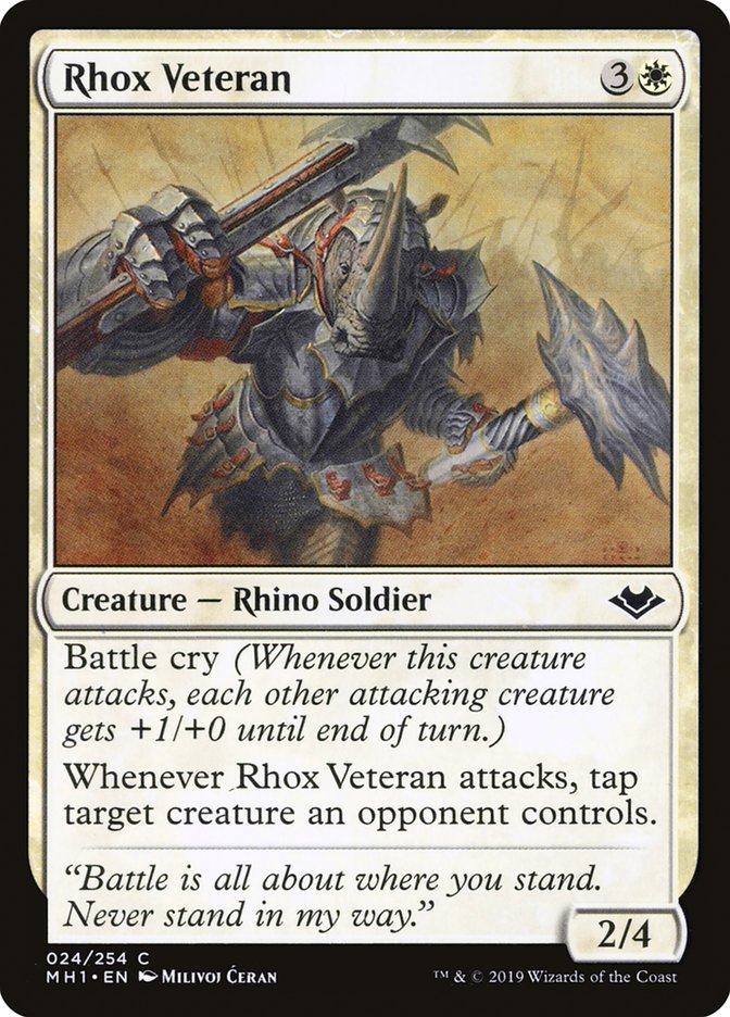 Rhox Veteran [Modern Horizons] | Good Games Morley
