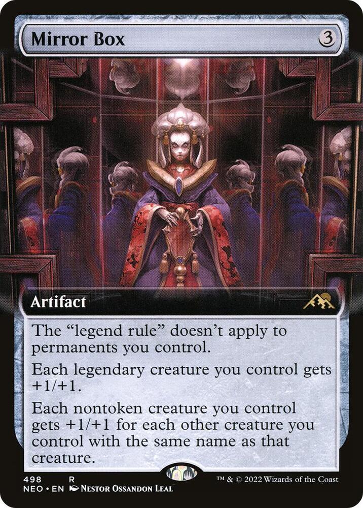 Mirror Box 498/302 (Kamigawa: Neon Dynasty)  - Extended Art | Good Games Morley